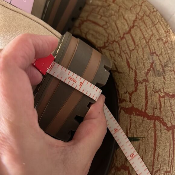 SERRA 8 PUTIAN Ivory Cream Tan Soles Combat Ankle Slip on Boots - Picture 10 of 13